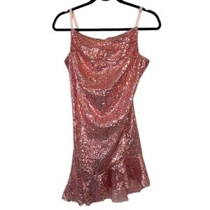 Sparkly Short Homecoming Dress - Size Large